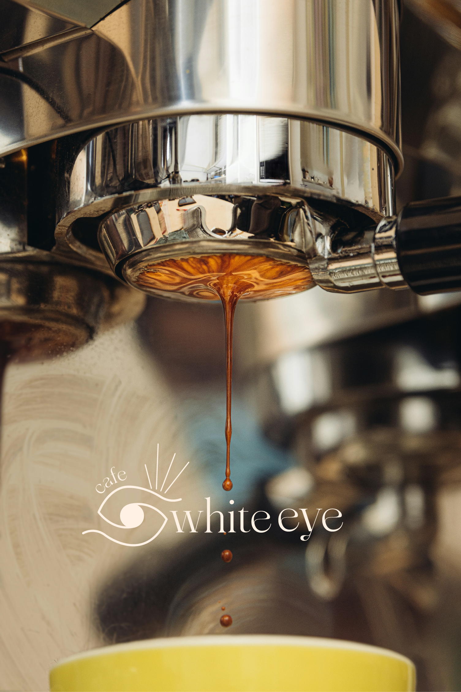Cafe White Eye brand packaging snapshot
